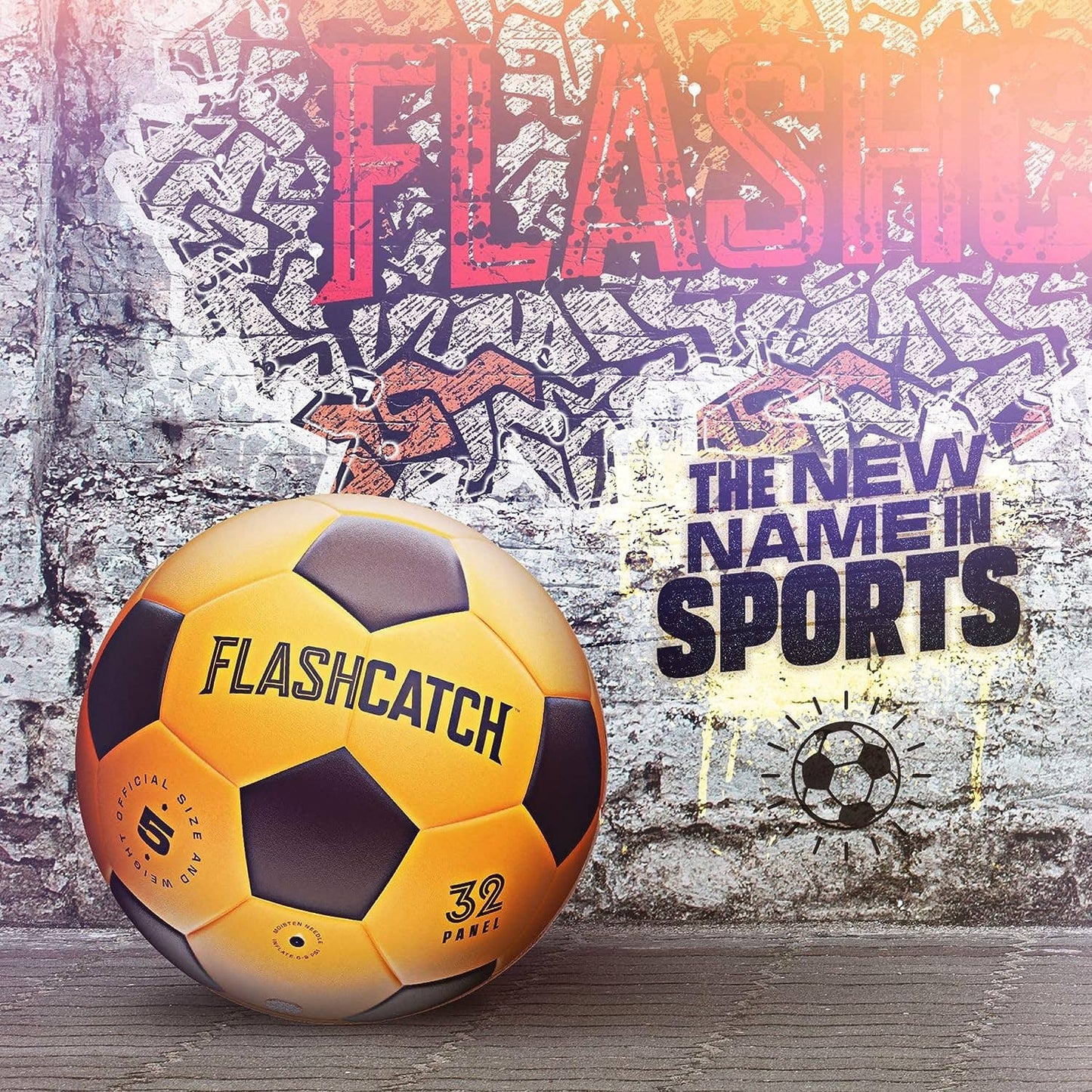 Light Up Soccer Ball - Glow in the Dark - NO 5