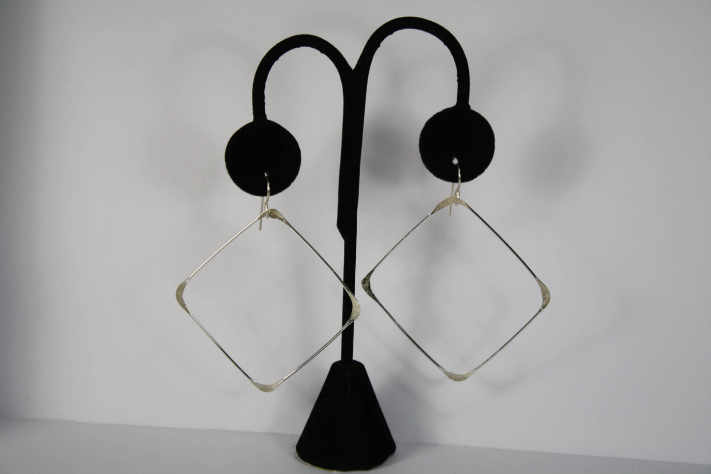 Sterling Silver Earrings Giant Squares