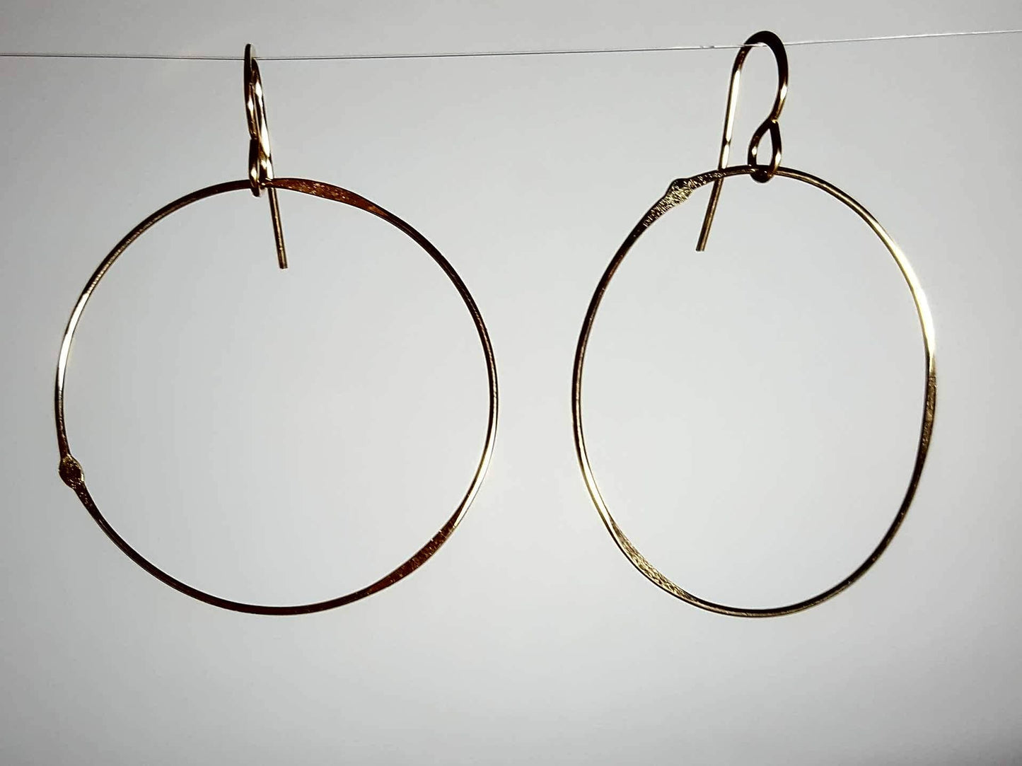 14k Gold Filled Earrings X-Large Circle