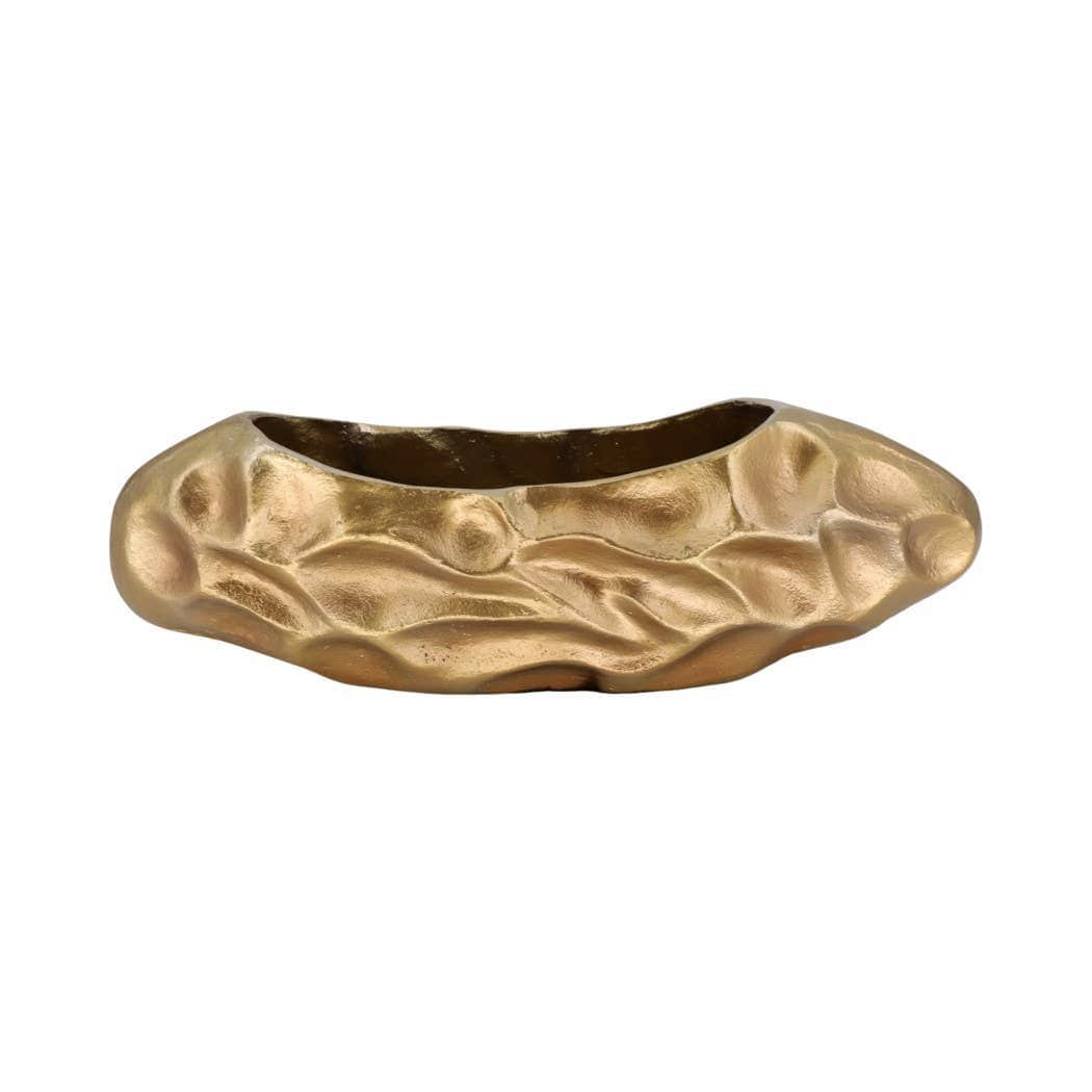 Decorative Bowl - Bronze Metal Cartwright Hammered, 20 in.