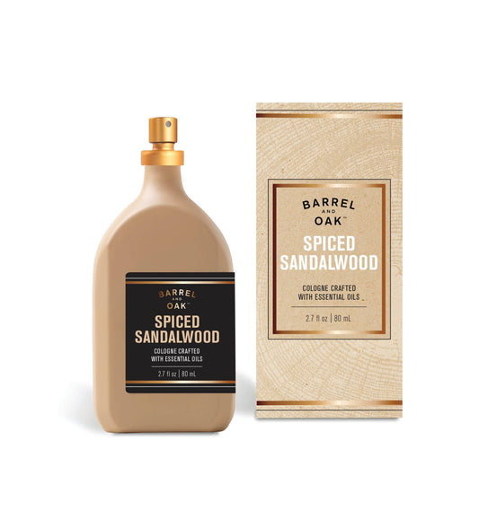 Spiced Sandalwood - Natural Fragrance Cologne - 2.7 fl oz