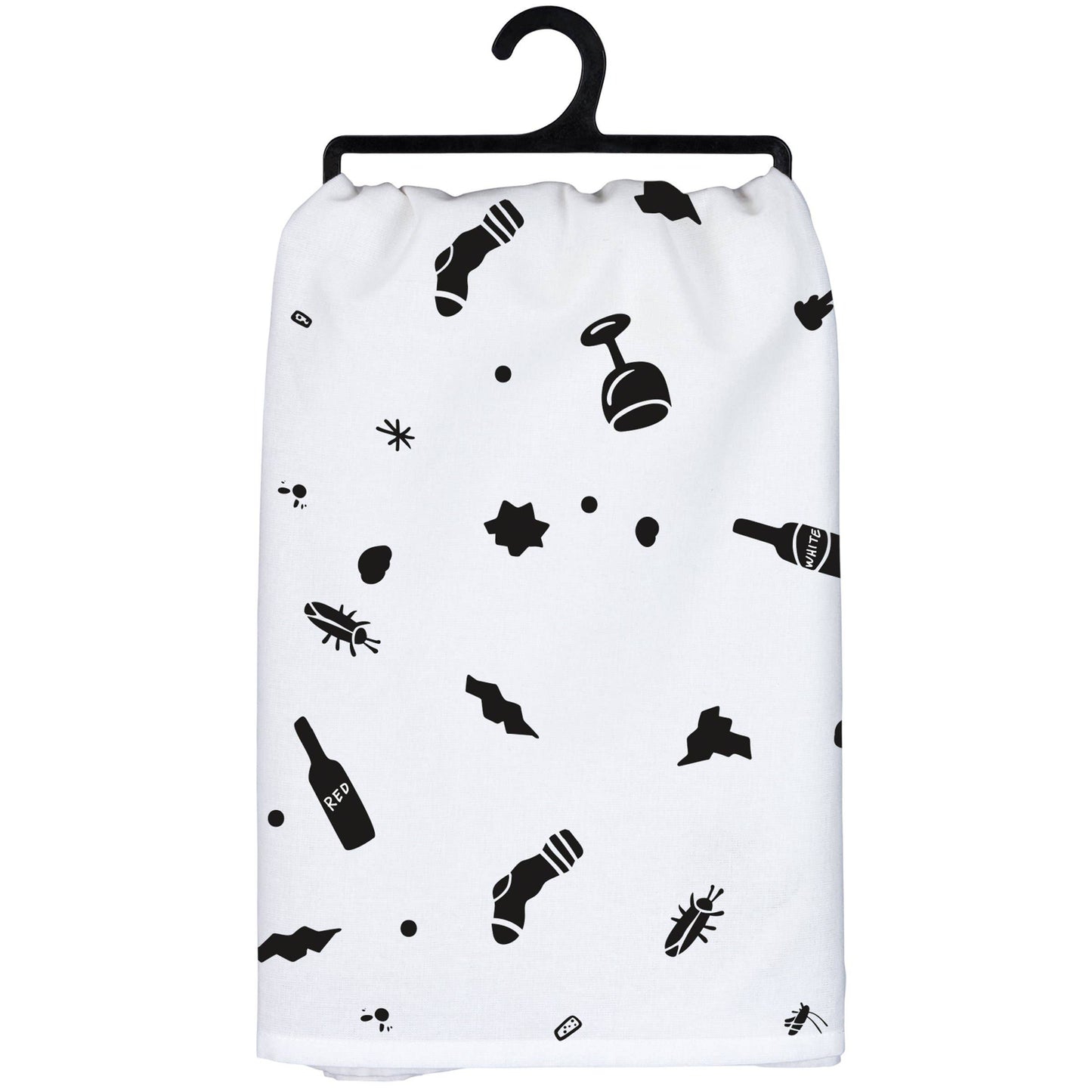 True Friends Don't Care If House Kitchen Towel