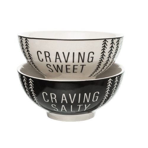 Salty/ Sweet Cer Bowls S/2