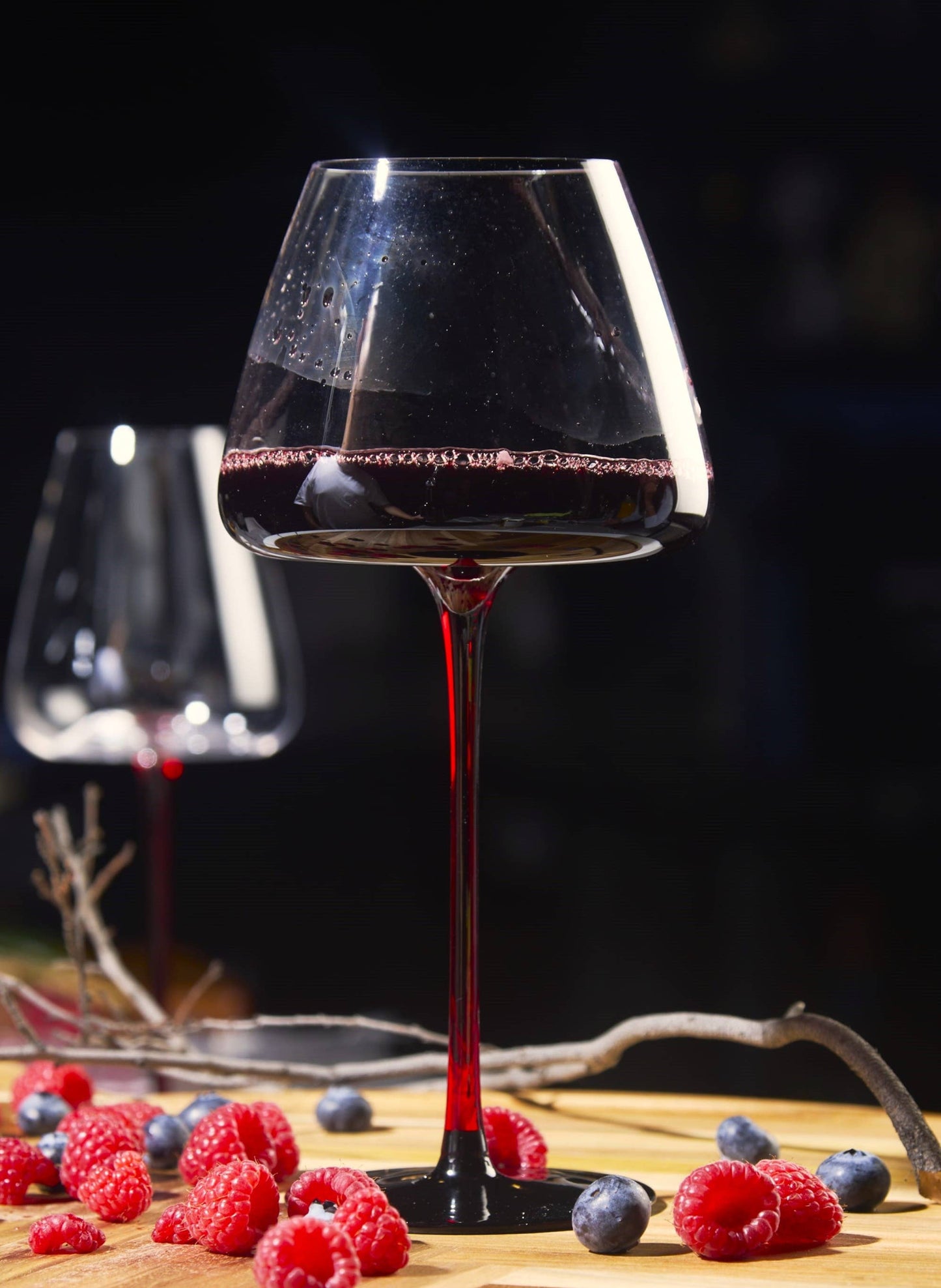 Extra Large Concave Wine Glasses - 24oz (1pc) 4 Set