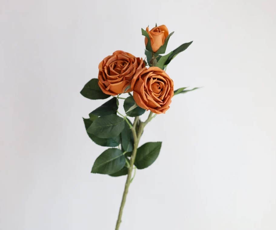 28.75"-Elegant Fall theme Real Touch Cabbage Rose