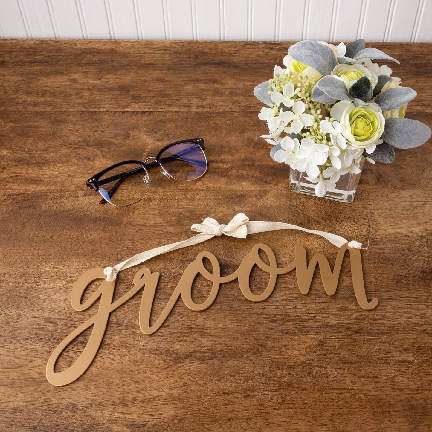 Groom Sign Hanging Decor