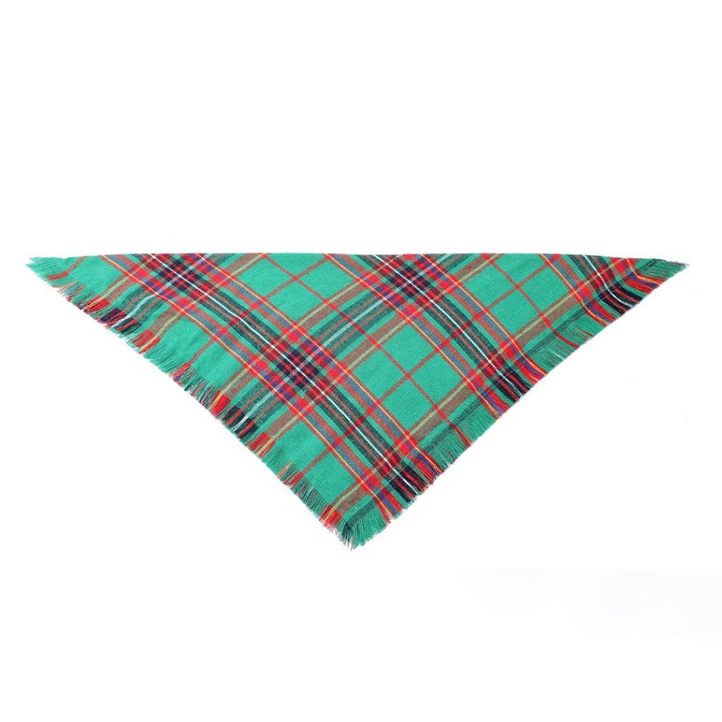 Christmoo – Tartan Fringe Pet Bandana