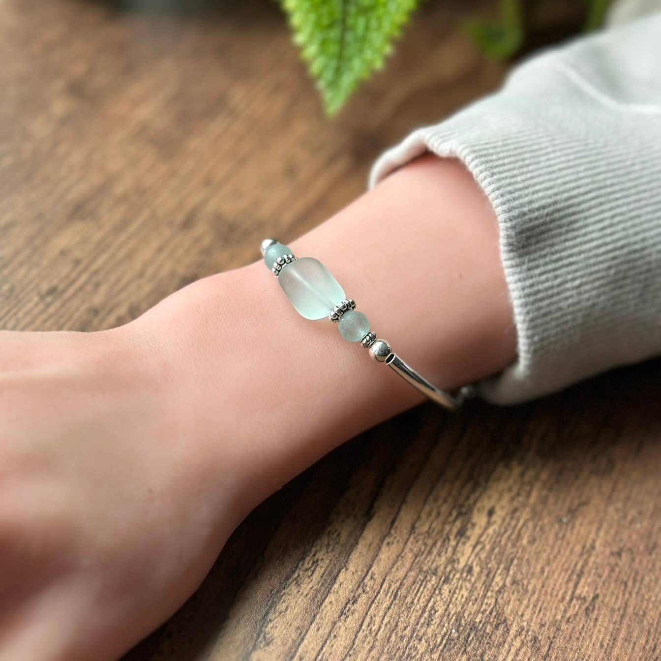 Coke Sea Glass Single Bracelet