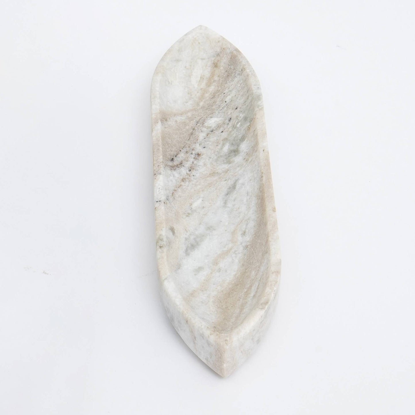 Realism Sleek Small Marble Tray - 10x2.5x1.5 Inches