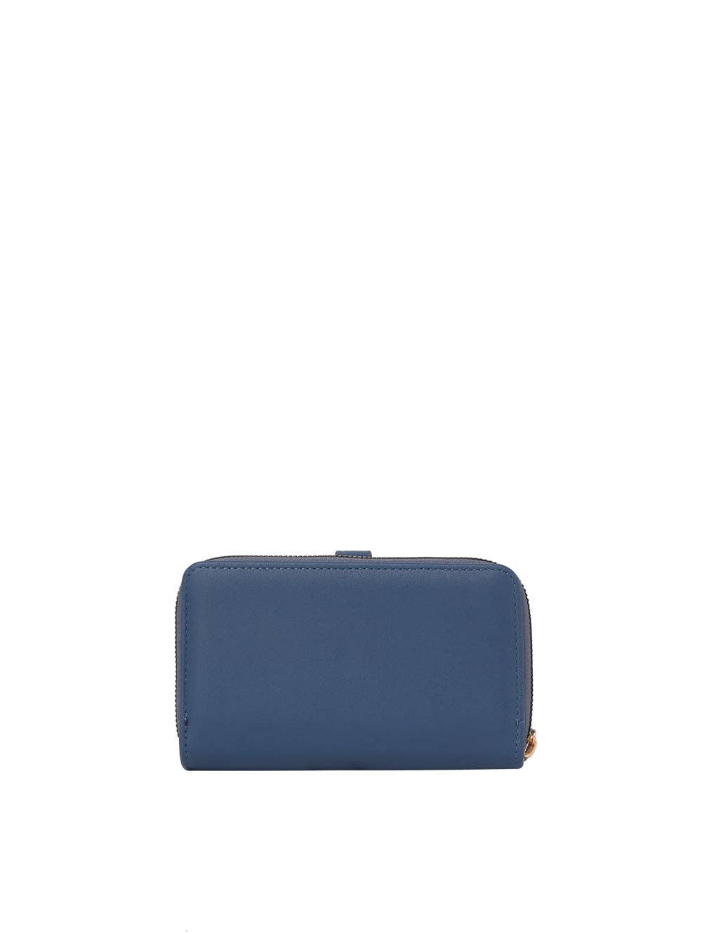 Double compartment wristlet wallet