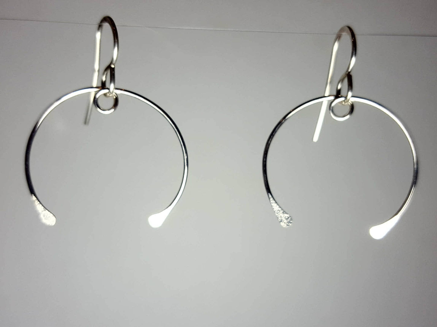 Sterling Silver Earrings Wishbone