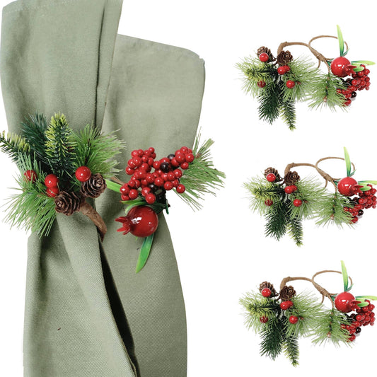 Pack of 6-Christmas Special Edition Napkin Rings