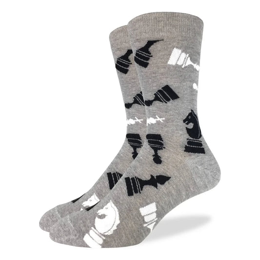Mens Chess Socks Gift for Chess Player