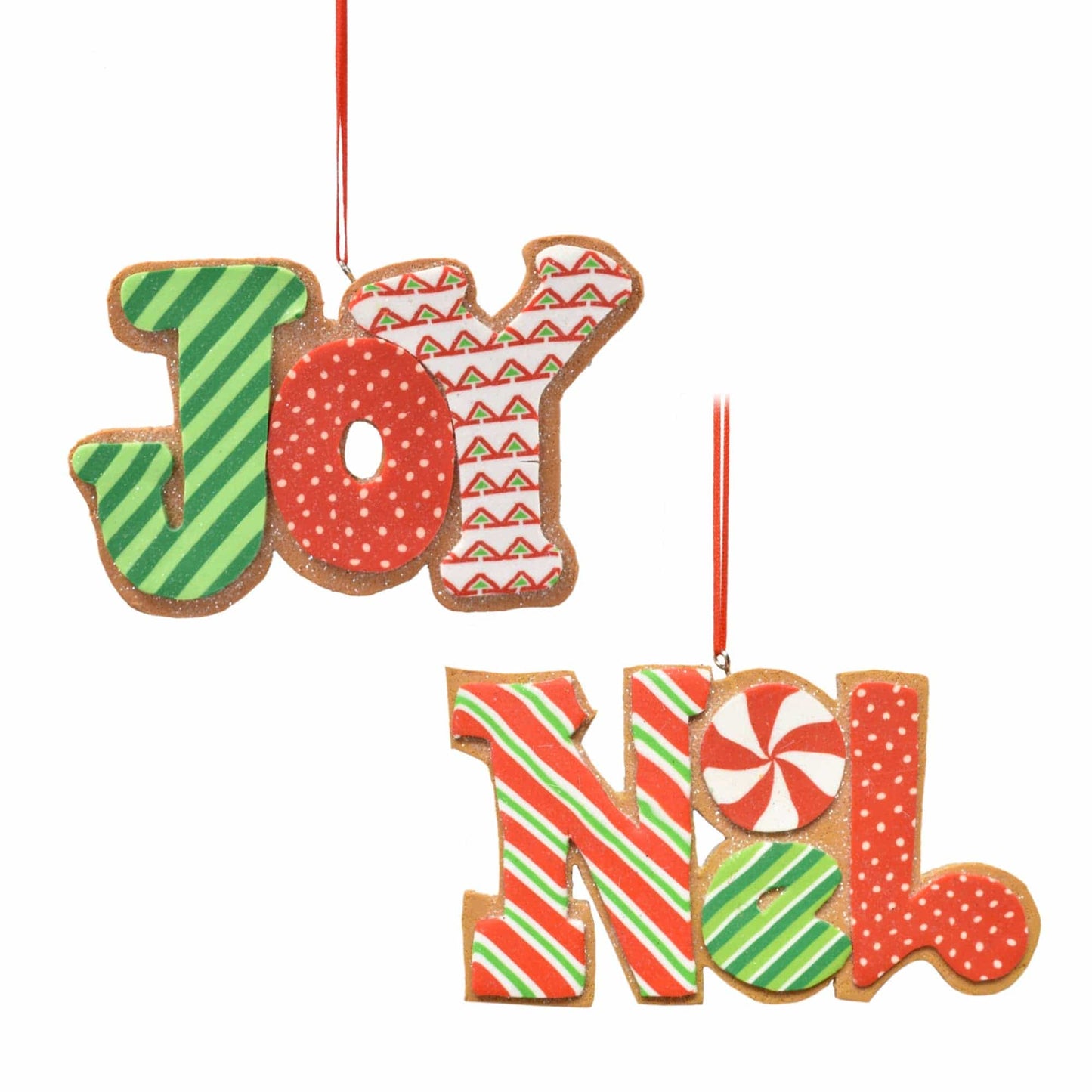 Festive Joy Cookie Ornament - 2 Assorted