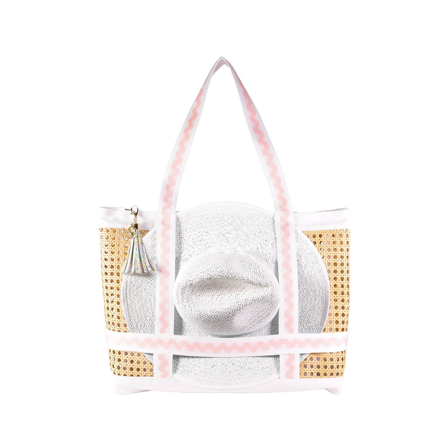 Beach Hat Tote, Lilly Garden Home