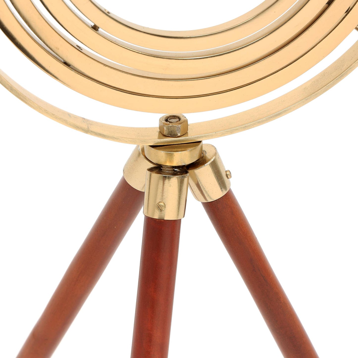 Armillary with Wood Tripod Stand