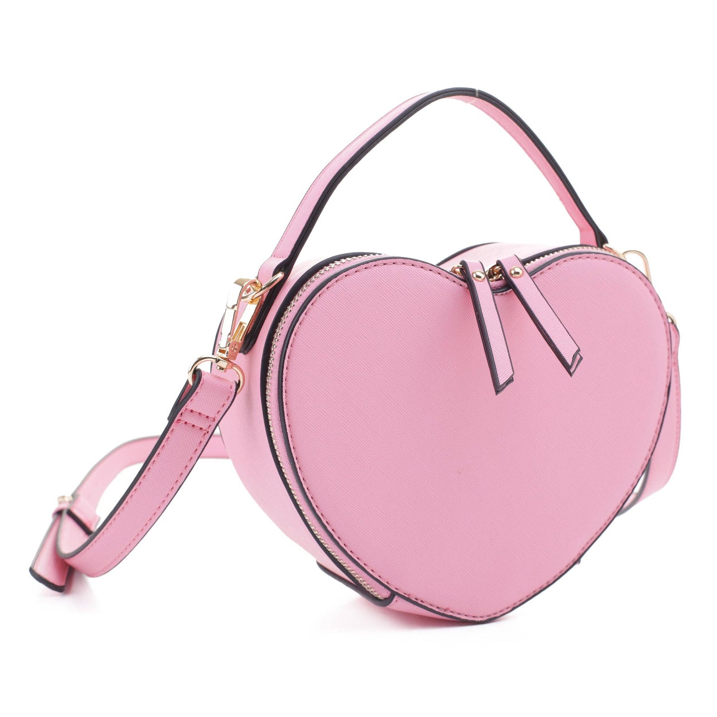 SM19671 Heart Shape Crossbody with Top Handle