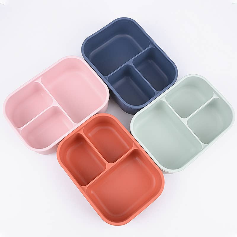 Ballet Pink Silicone Bento Lunch & Snack Box