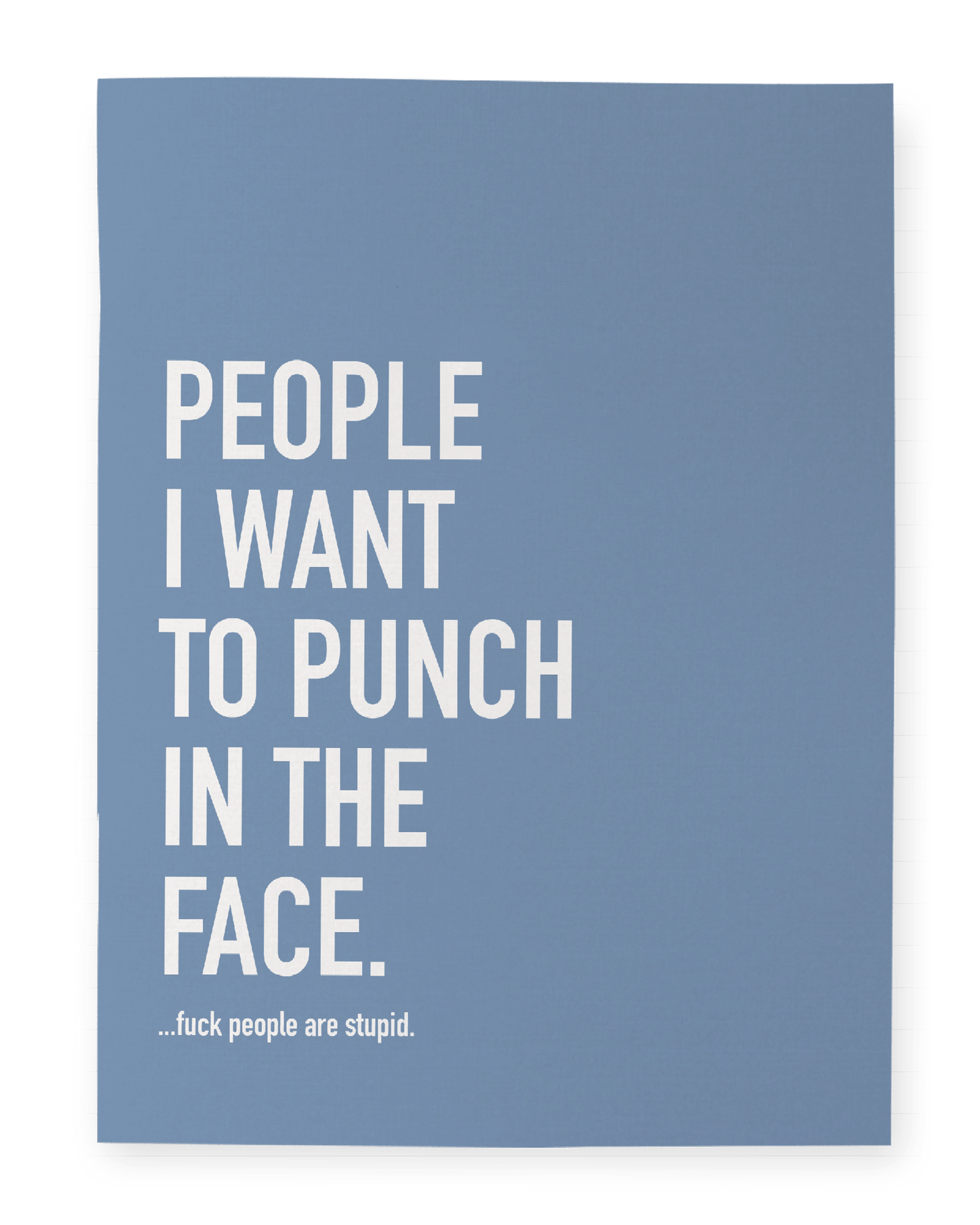 Punch People Notebook