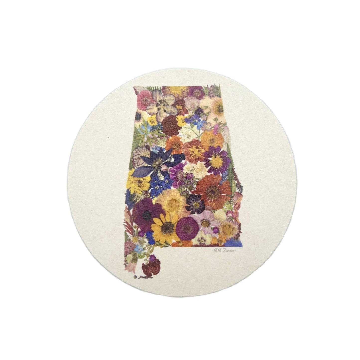 "Where I Bloom" State Coasters- Set of 6
