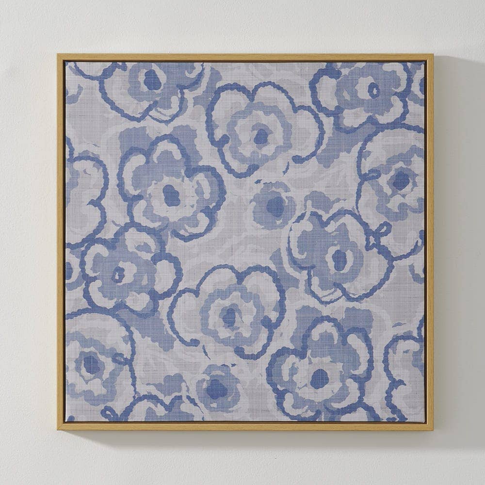 Blue Pansy Canvas Print
