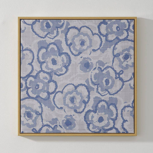 Blue Pansy Canvas Print