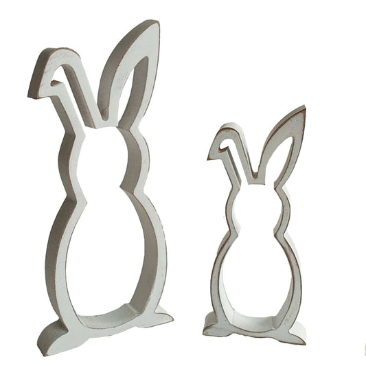 White Cutout Bunny