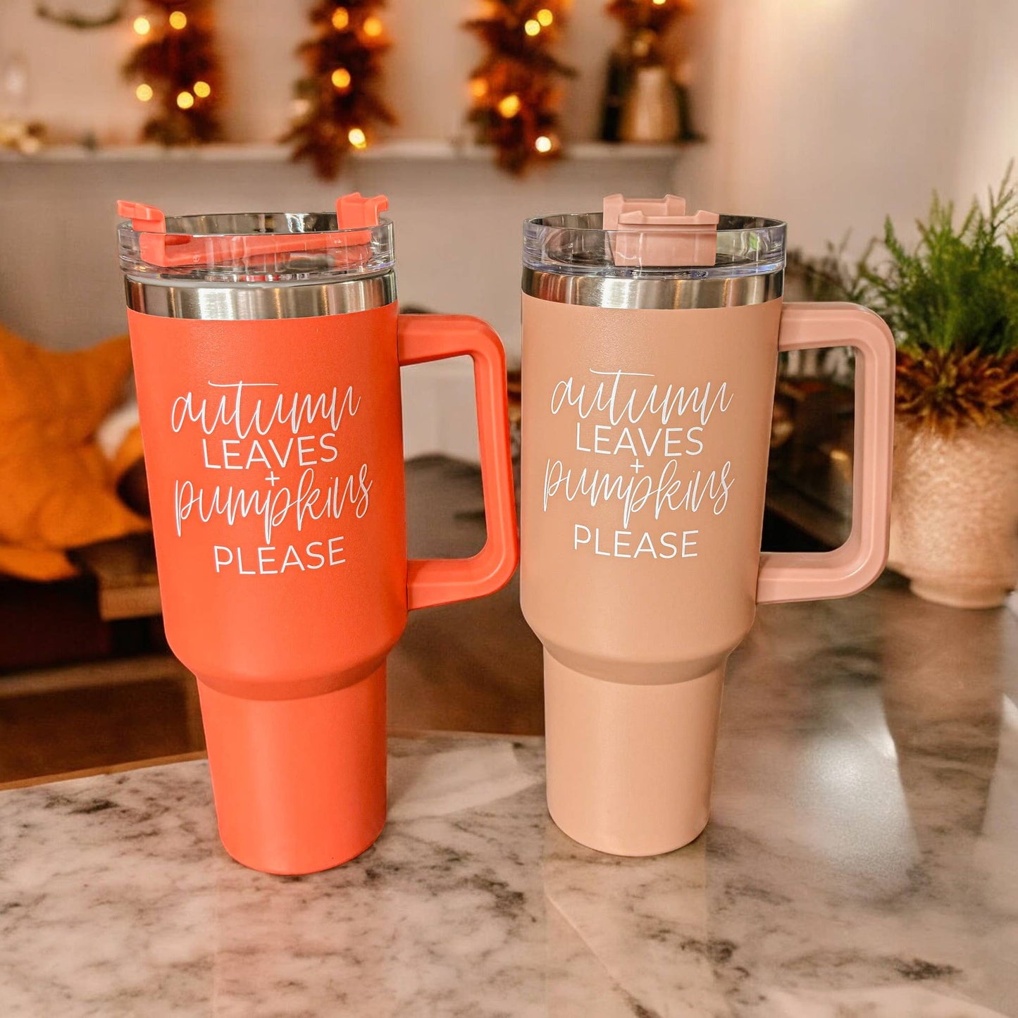 Mom's Sippy Cup, Back to School Gift, 40 oz Pink Tumbler Lid