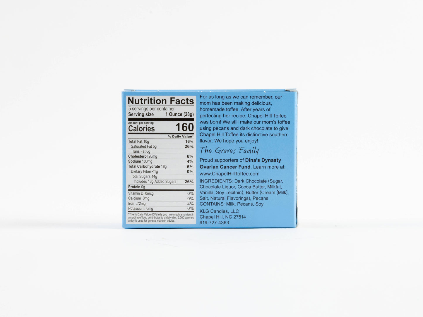 Chapel Hill Toffee - 5 oz