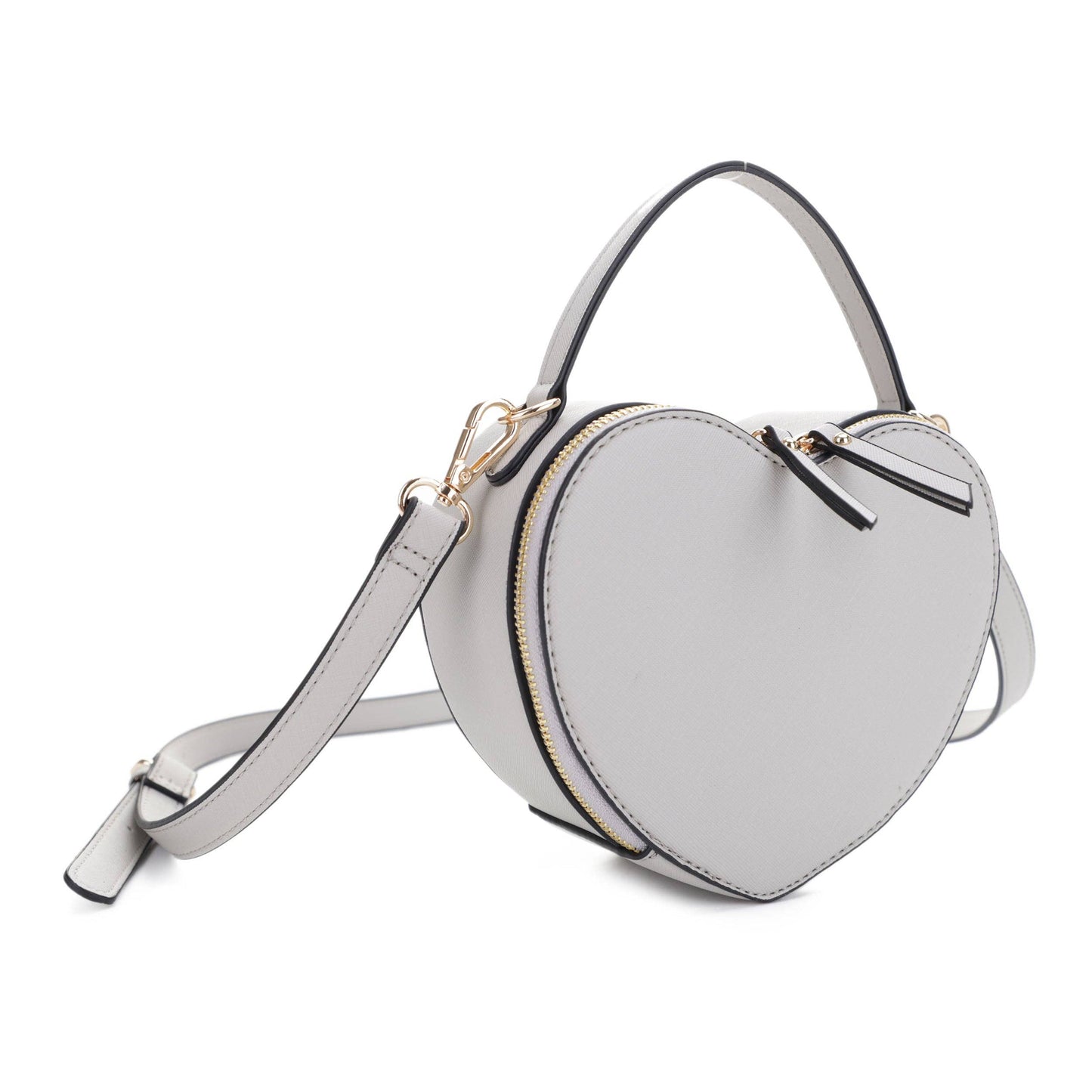 SM19671 Heart Shape Crossbody with Top Handle