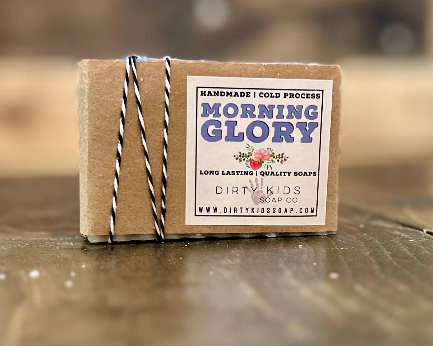 MORNING GLORY BAR SOAP / COLD PROCESS / MOISTURIZING