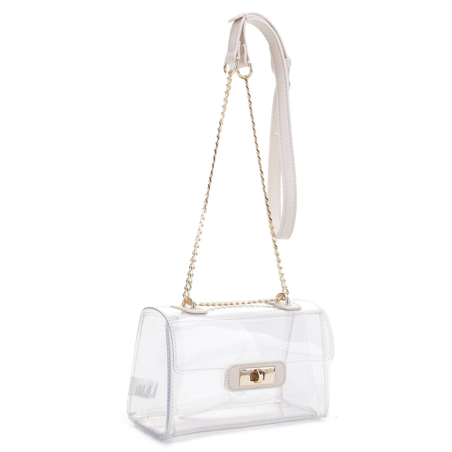 CL20555 Turn Lock Hardware Clear Crossbody