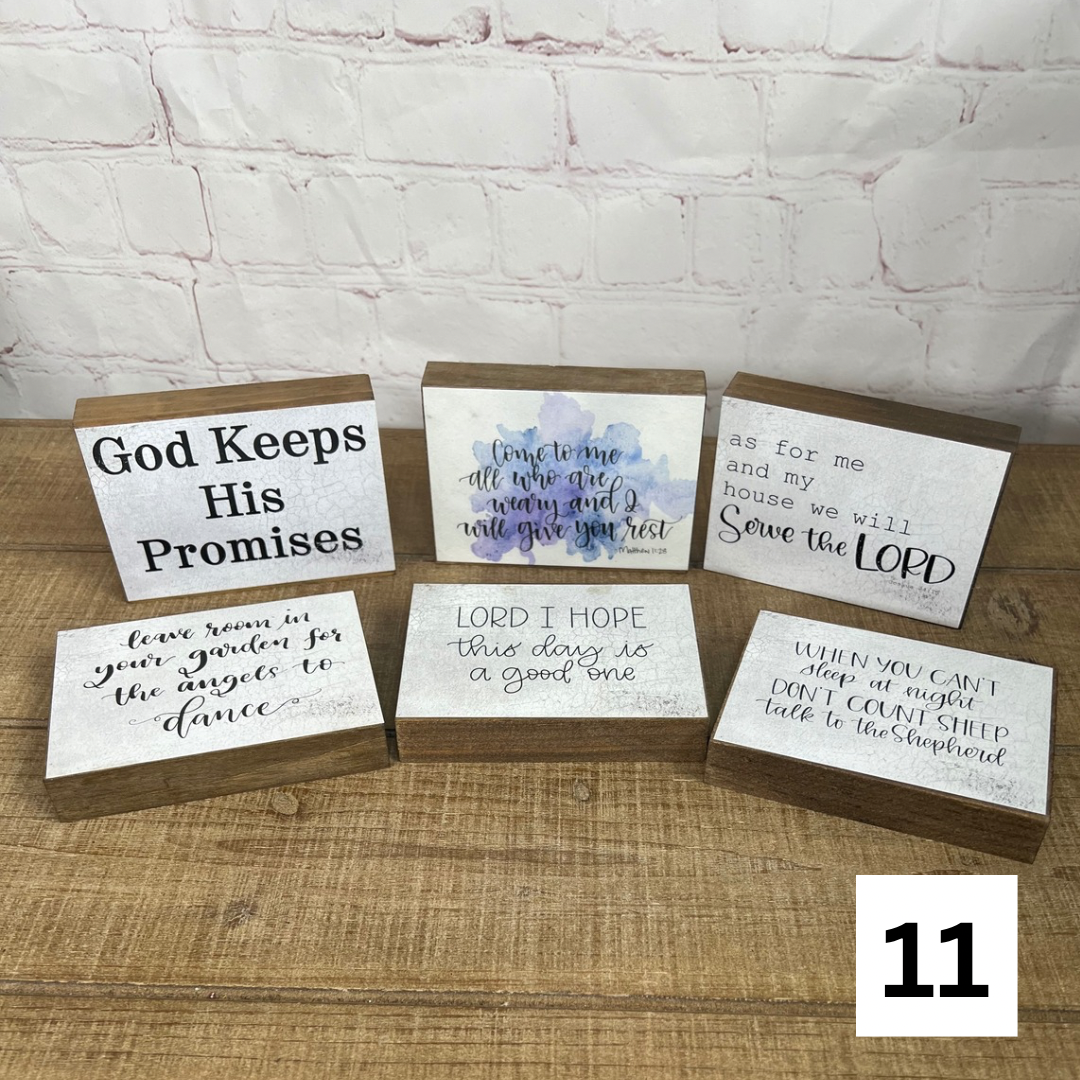 Set of 6 Everyday Blocks 