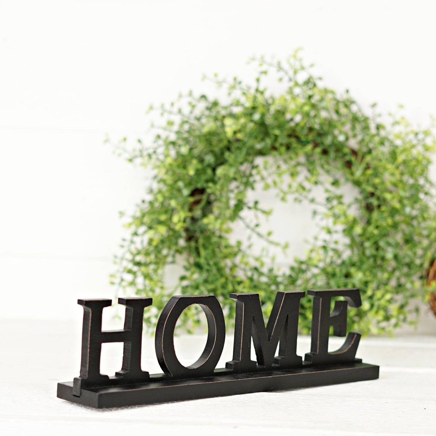 Table Top Sign-HOME-12inx3in-Black