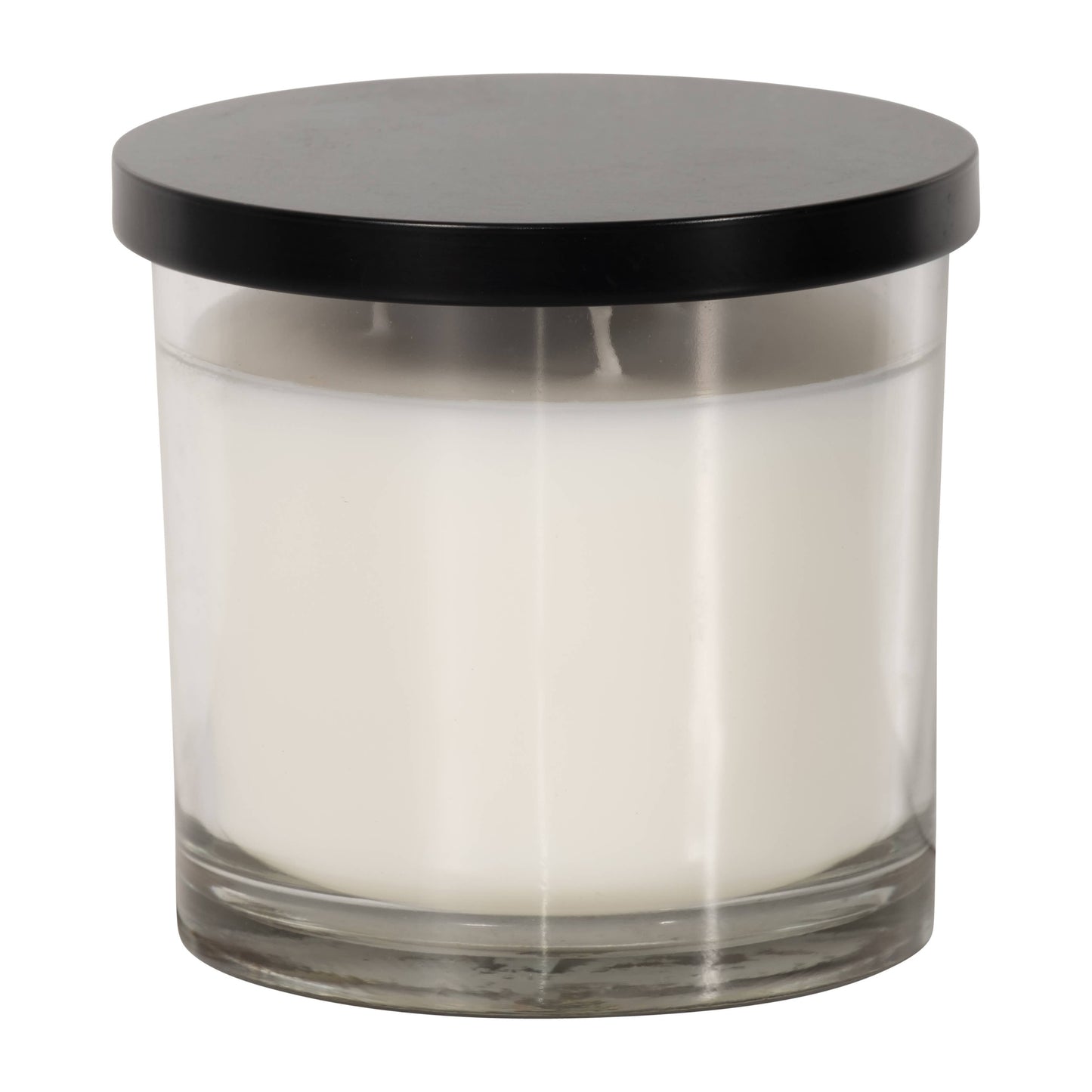 Candle - Orange/Blue Glass Lying In Bed with Lid, 12 Oz