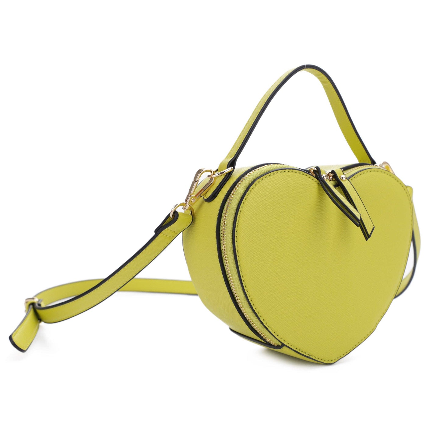 SM19671 Heart Shape Crossbody with Top Handle