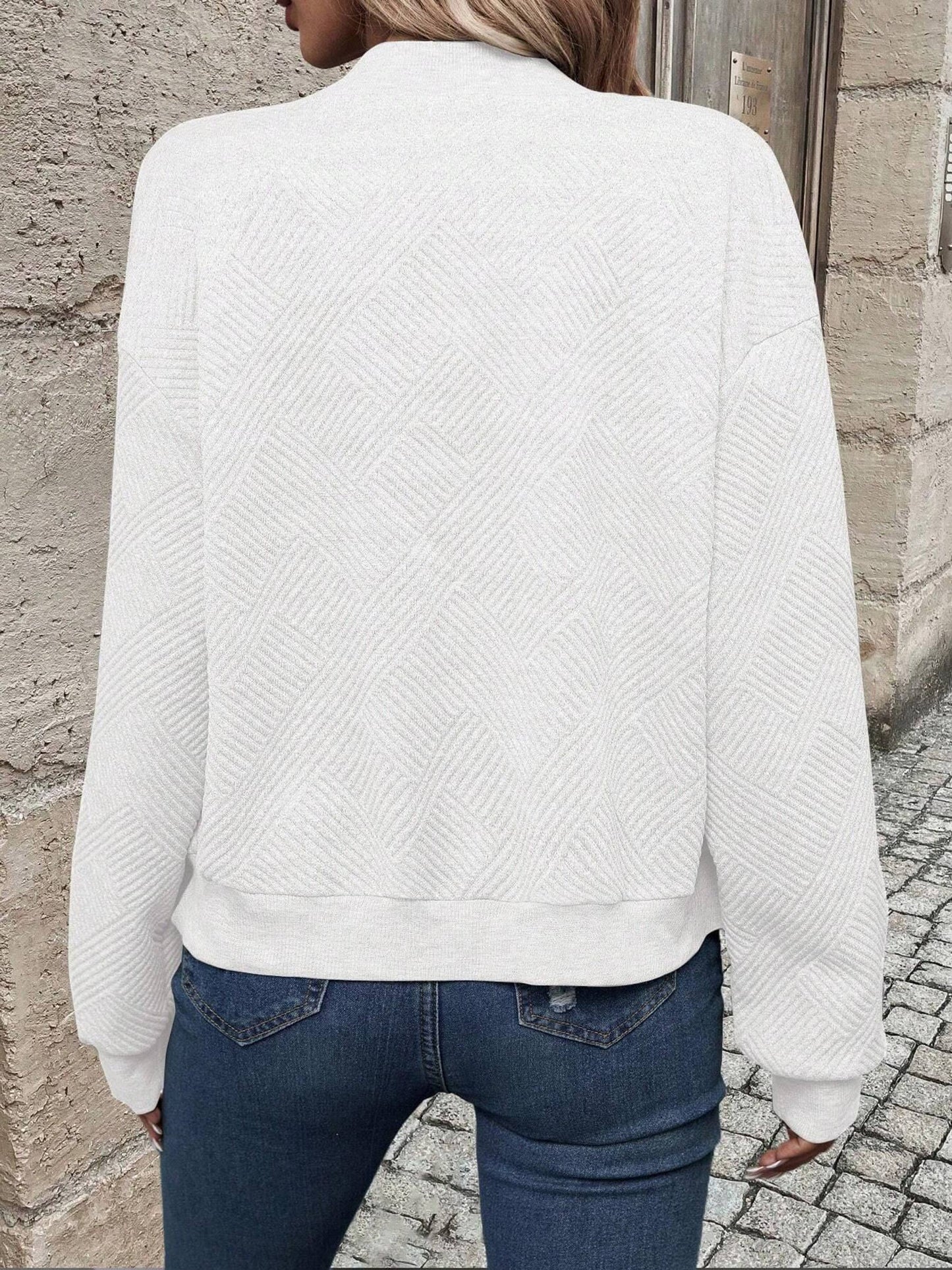 Solid Color Zipper Jacket