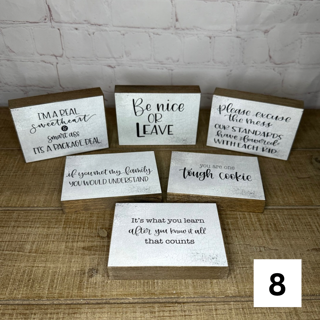 Set of 6 Everyday Blocks 