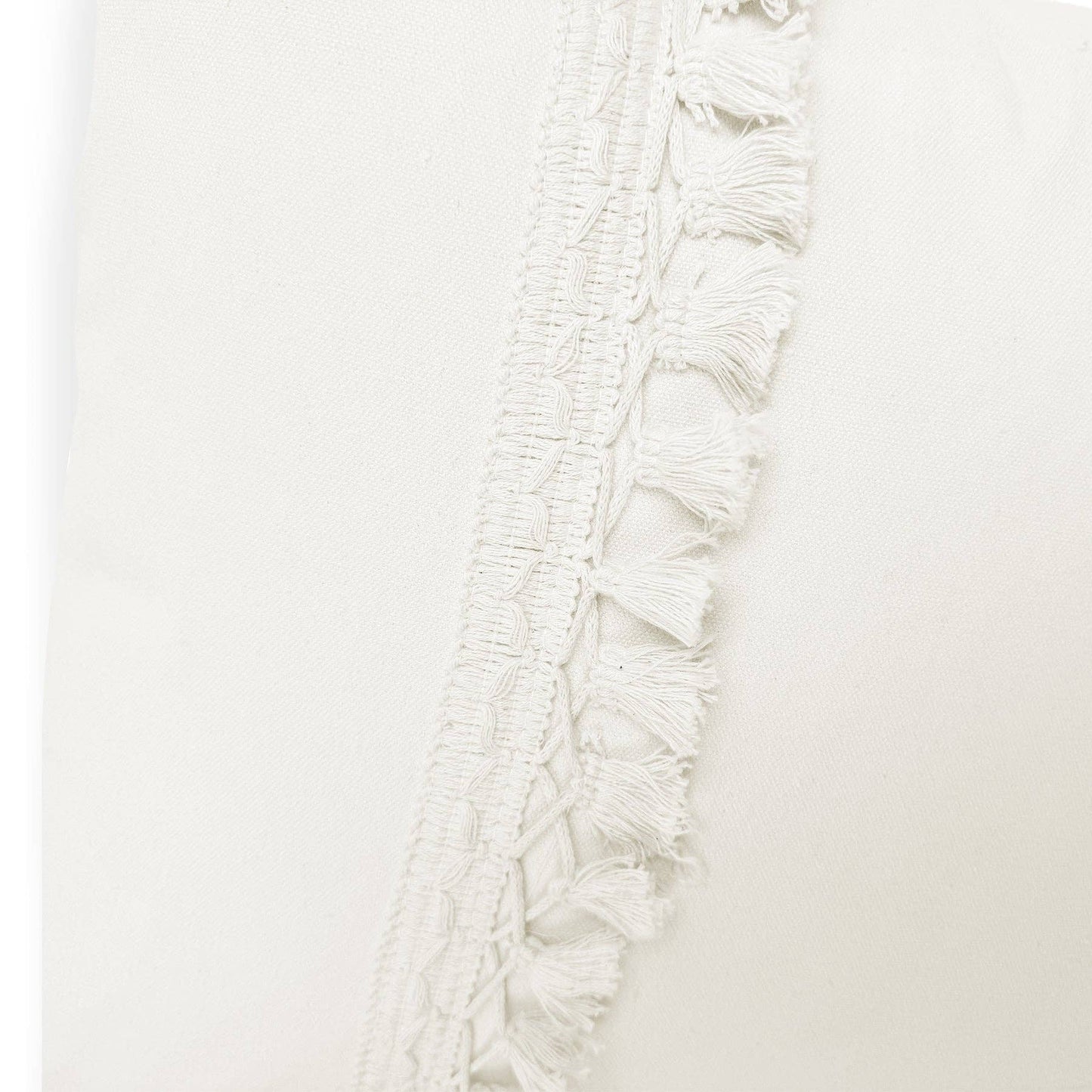 Boho Tassel Throw Pillow 18"x18" with Insert Home Decor