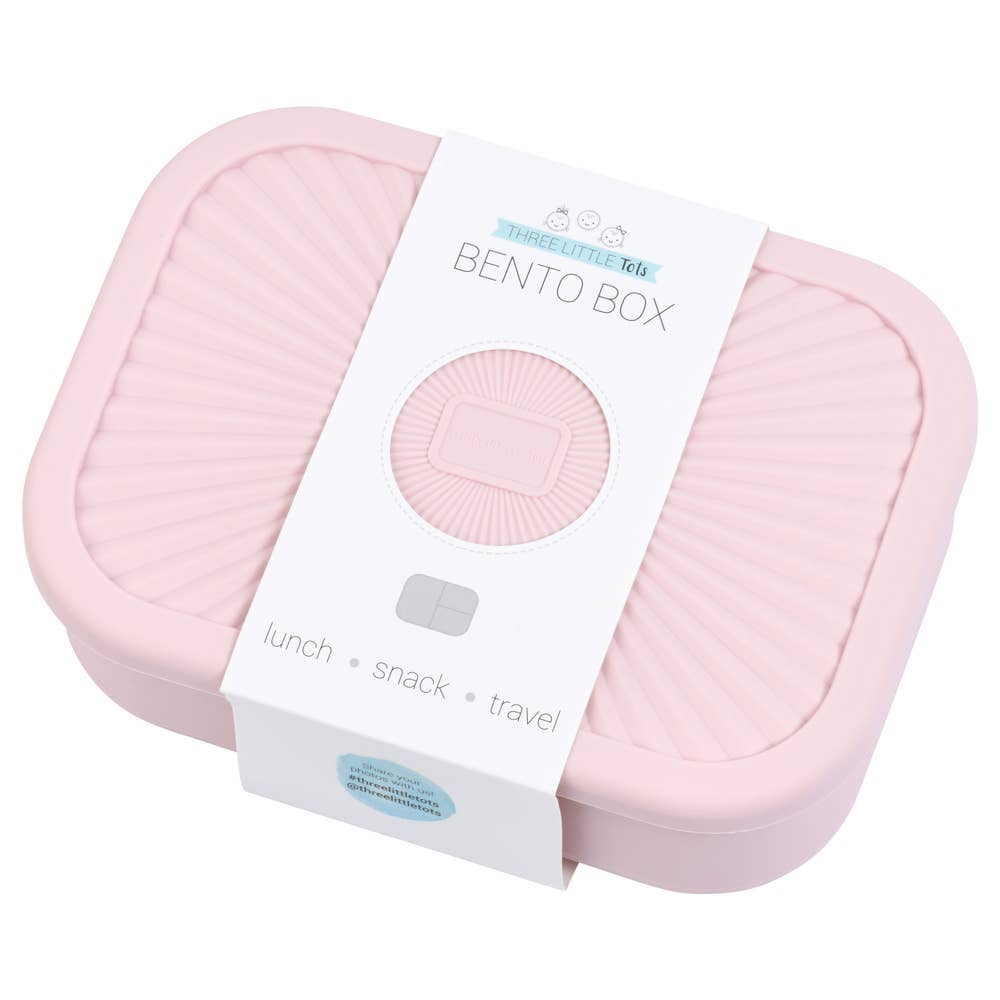 Ballet Pink Silicone Bento Lunch & Snack Box