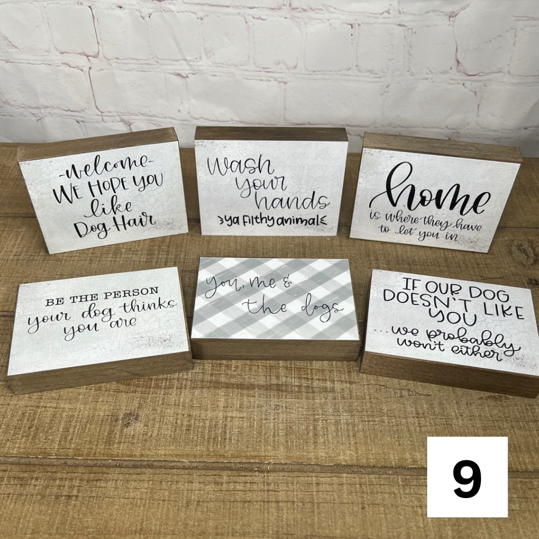 Set of 6 Everyday Blocks 