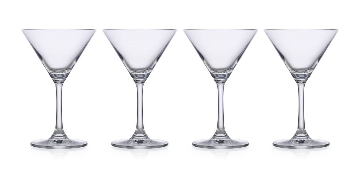 Set of Four Veneto Martini Glasses