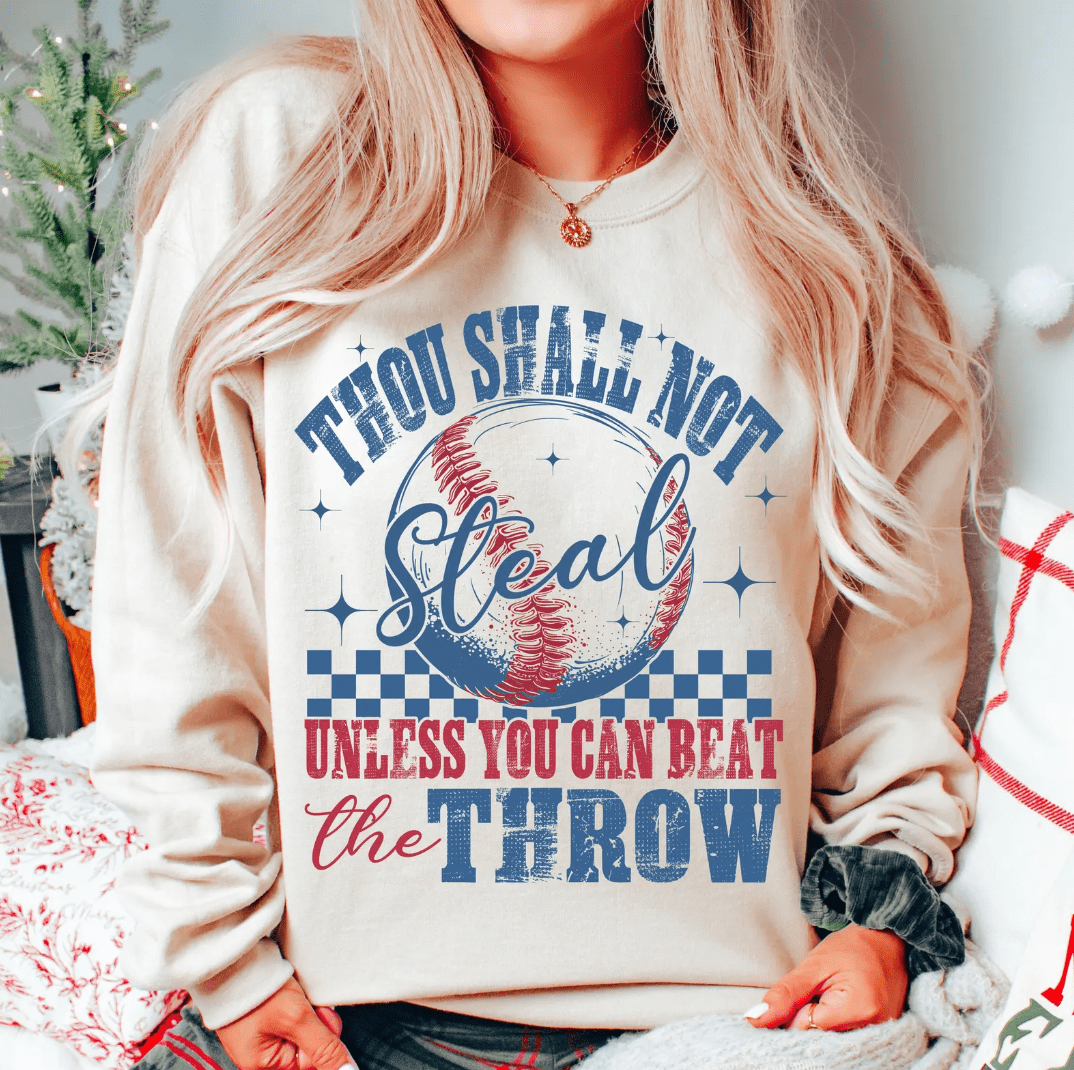 Thou Shall Not Steal Unless Tee or Crew Sweatshirt