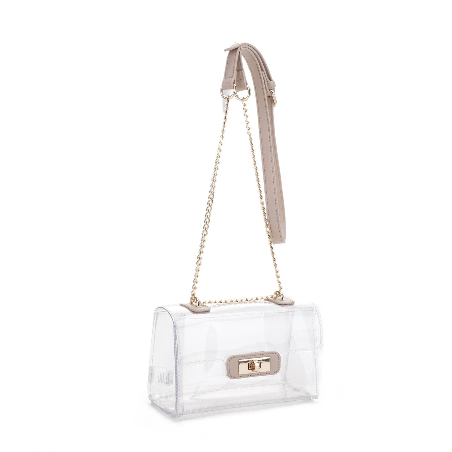 CL20555 Turn Lock Hardware Clear Crossbody