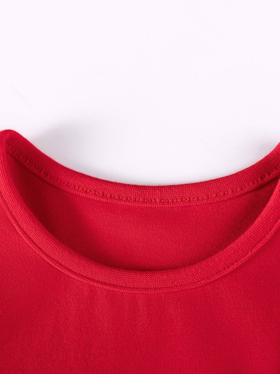 Toddler Girl Christmas Red Santa Dress (Non PatPatTag)