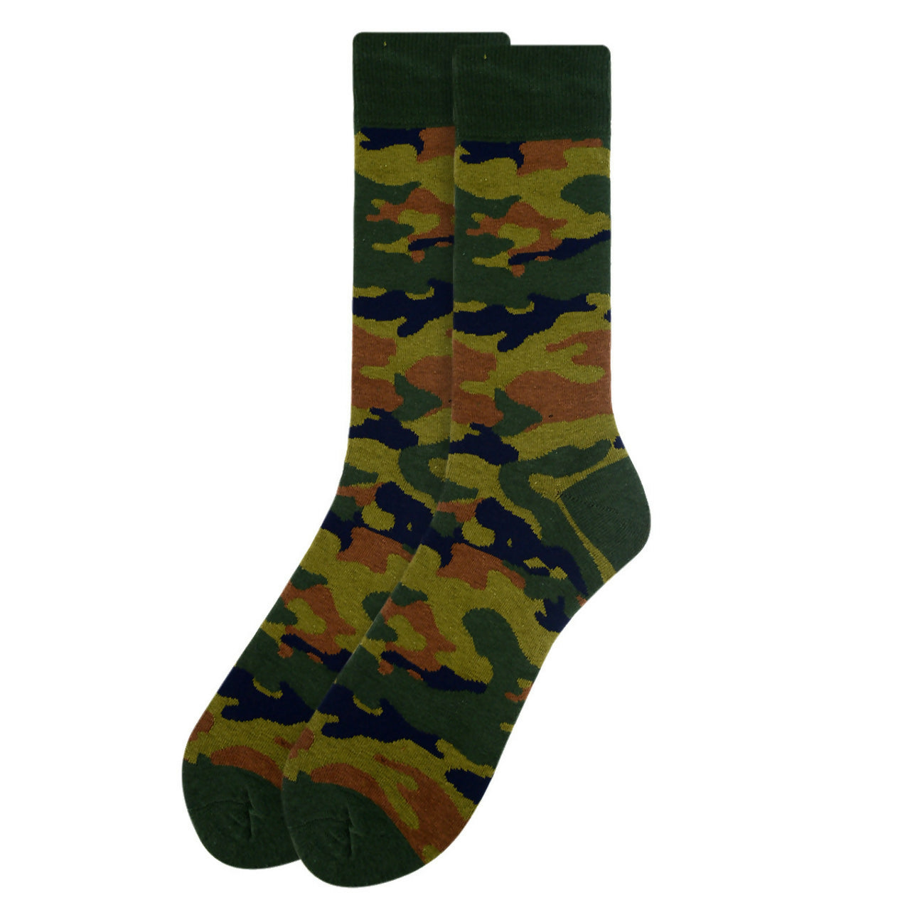 Mens Camoflauge Socks Army Green Life is Socks