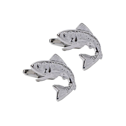 Mens Fish Cuff Links Life is Socks