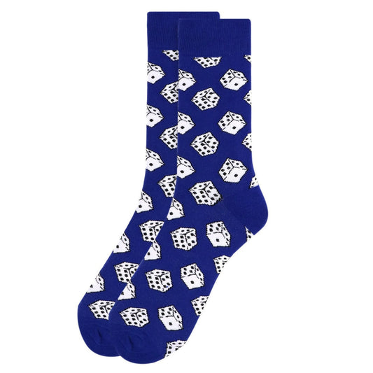 Mens Poker Dice Socks Life is Socks