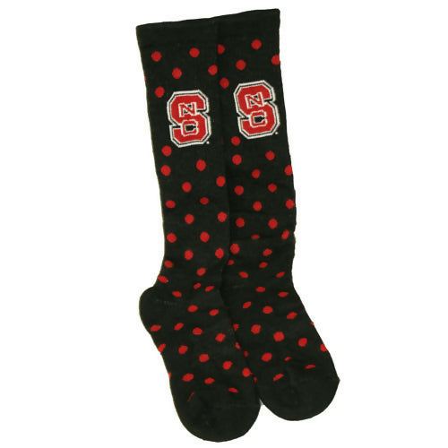 NC State Polka Dot Socks