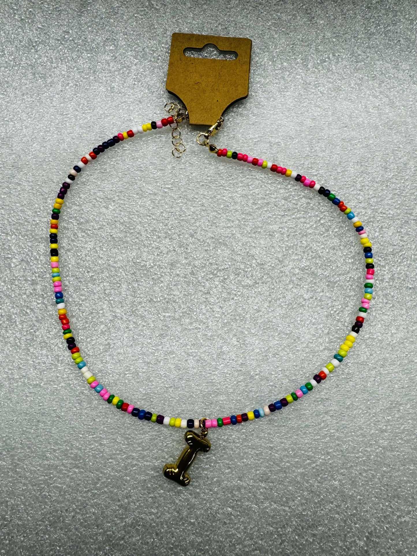 Initial Bead Necklace